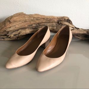 Aquatalia Leather Pasha Pumps in Blush Pink SZ 7.5